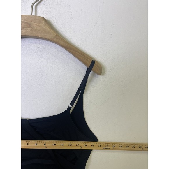 Adore Me Women's Suzie Soft Cozy Sleepwear Slip Black Size Medium - Picture 5 of 5